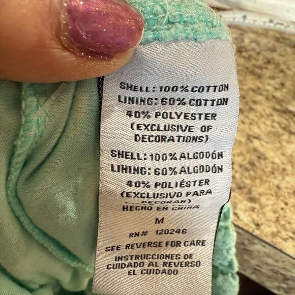 Wallflower Women's Lace shorty Shorts - Mint Green - Picture 4 of 9